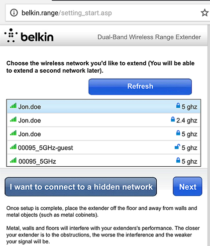 Significativo Zanahoria Botánico Sitio oficial de Soporte de Belkin - Configuración inalámbrica del Extensor  de Red Wi-Fi Belkin